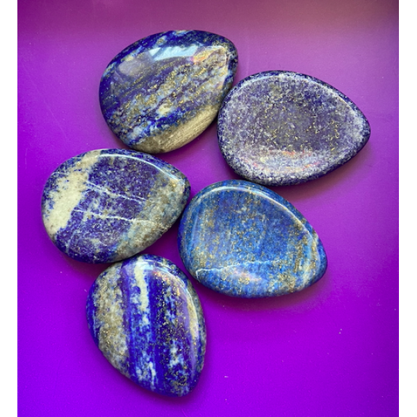 Worry Stone (thumb stone) Lapis Lazuli